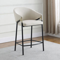 Chadwick Beige Counter Stool - furniture place usa