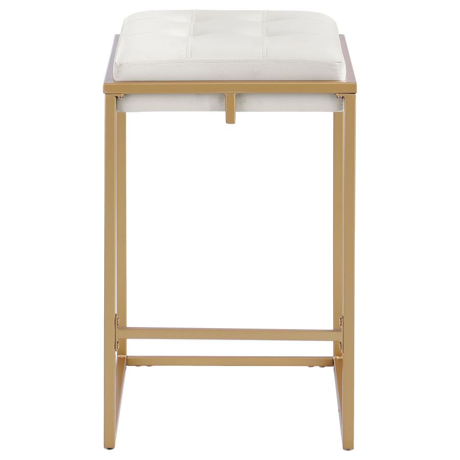 Nadia Beige Counter Stool - furniture place usa