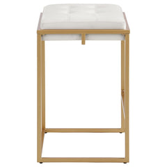 Nadia Beige Counter Stool - furniture place usa