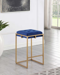 Nadia Blue Counter Stool - furniture place usa