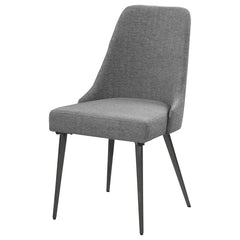 Alan Grey Side Chair - furniture place usa