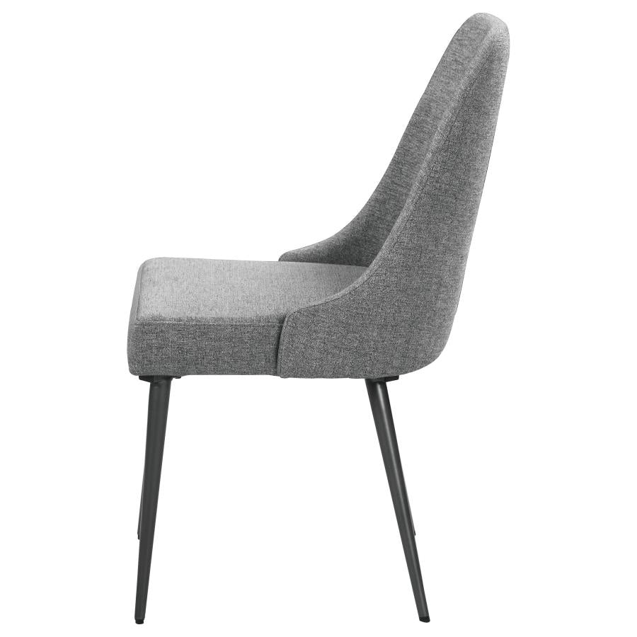 Alan Grey Side Chair - furniture place usa