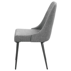 Alan Grey Side Chair - furniture place usa