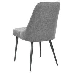 Alan Grey Side Chair - furniture place usa