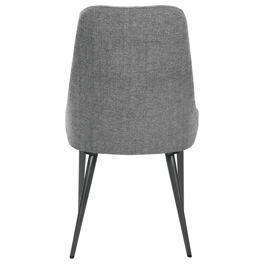 Alan Grey Side Chair - furniture place usa