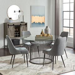Alan Grey Side Chair - furniture place usa