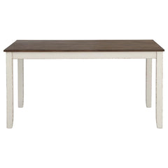 Fortress Ivory 7 Pc Dining Set - furniture place usa