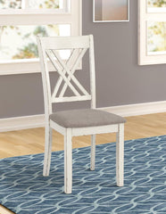 Fortress Ivory 7 Pc Dining Set - furniture place usa