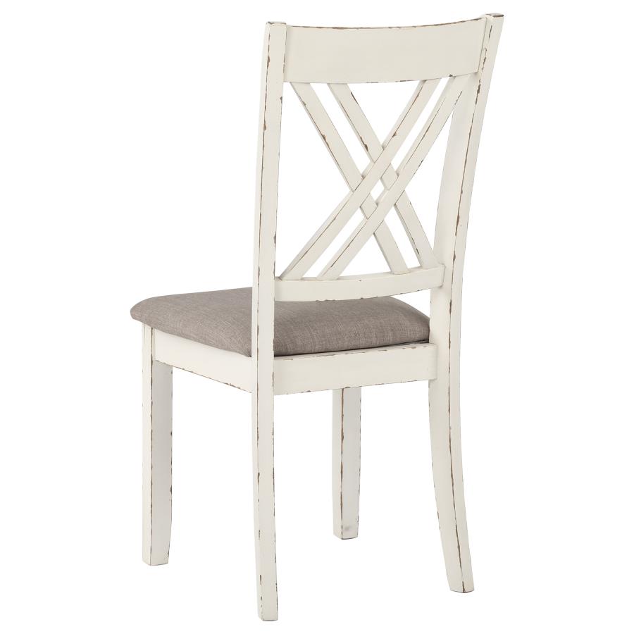 Fortress Ivory 7 Pc Dining Set - furniture place usa