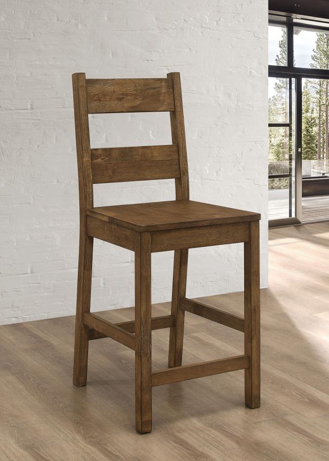 Coleman Brown Counter Stool - furniture place usa