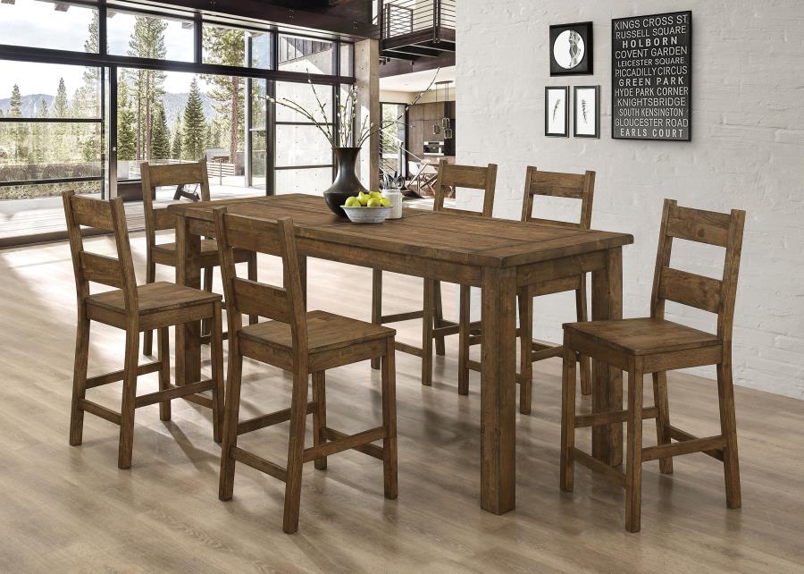 Coleman Brown Counter Stool - furniture place usa
