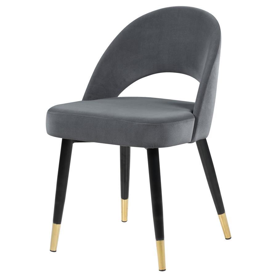Lindsey Grey Side Chair - furniture place usa