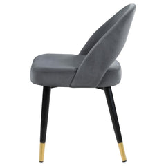 Lindsey Grey Side Chair - furniture place usa