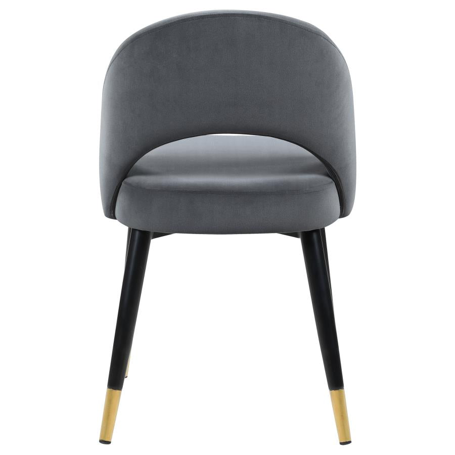 Lindsey Grey Side Chair - furniture place usa