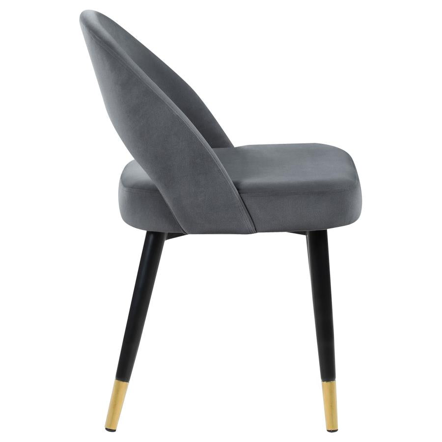 Lindsey Grey Side Chair - furniture place usa