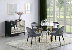 Lindsey Grey Side Chair - furniture place usa