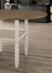 Sarasota Ivory 5 Pc Counter Height Dining Set - furniture place usa