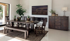 Calandra Brown Arm Chair - furniture place usa