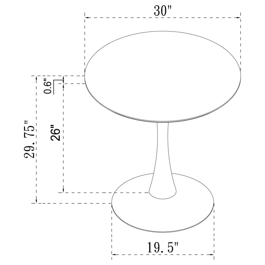 Arkell White Dining Table - furniture place usa