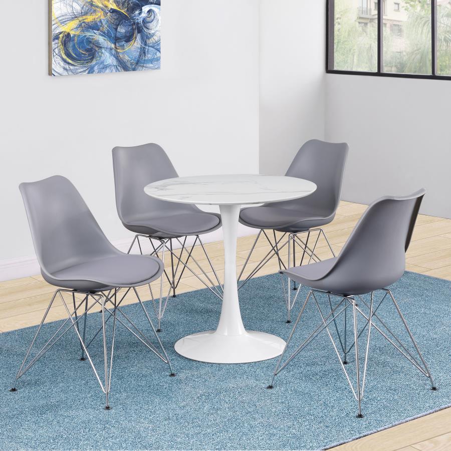 Arkell White Dining Table - furniture place usa