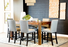 Kentfield Grey Counter Stool - furniture place usa