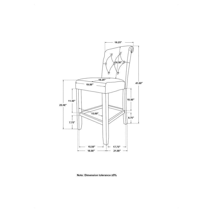 Balboa Grey Counter Stool - furniture place usa