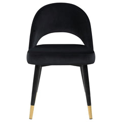 Lindsey Black Side Chair - furniture place usa