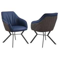 Mayer Blue Arm Chair - furniture place usa