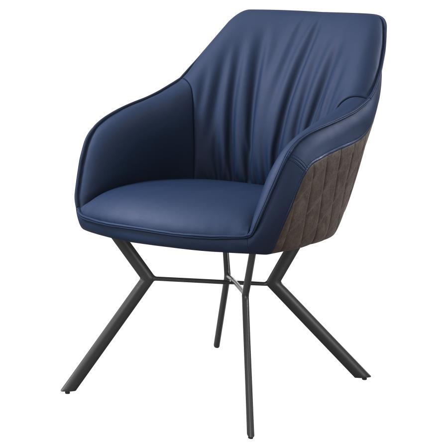 Mayer Blue Arm Chair - furniture place usa