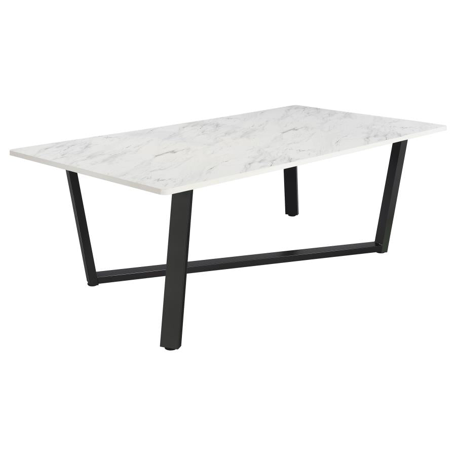 Mayer White Dining Table - furniture place usa