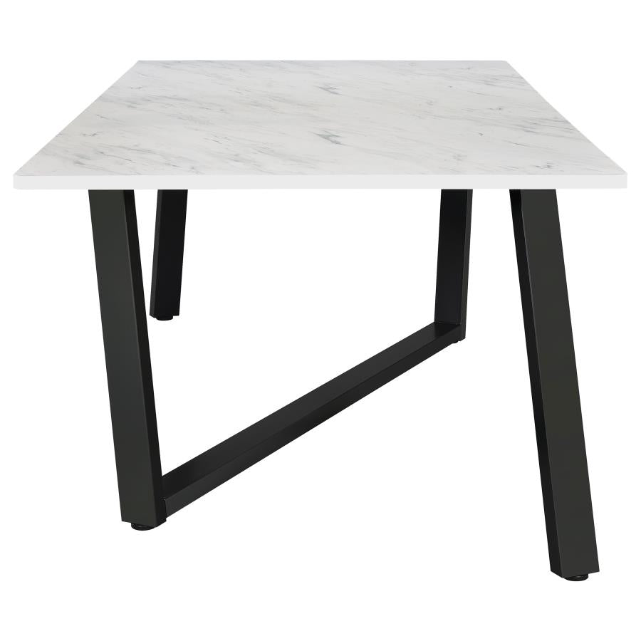 Mayer White Dining Table - furniture place usa