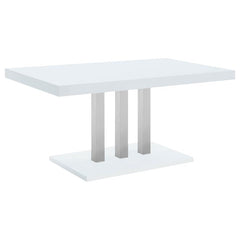 Brooklyn White 5 Pc Dining Set - furniture place usa