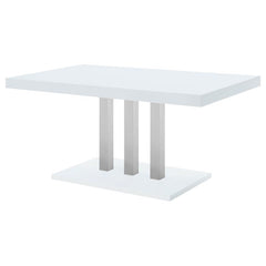 Brooklyn White Dining Table - furniture place usa