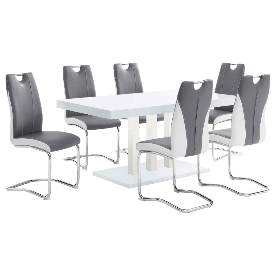 Brooklyn White Dining Table - furniture place usa
