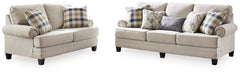 Meggett Sofa and Loveseat - furniture place usa