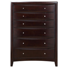 Phoenix Brown Eastern King Bed 5 Pc Set - furniture place usa