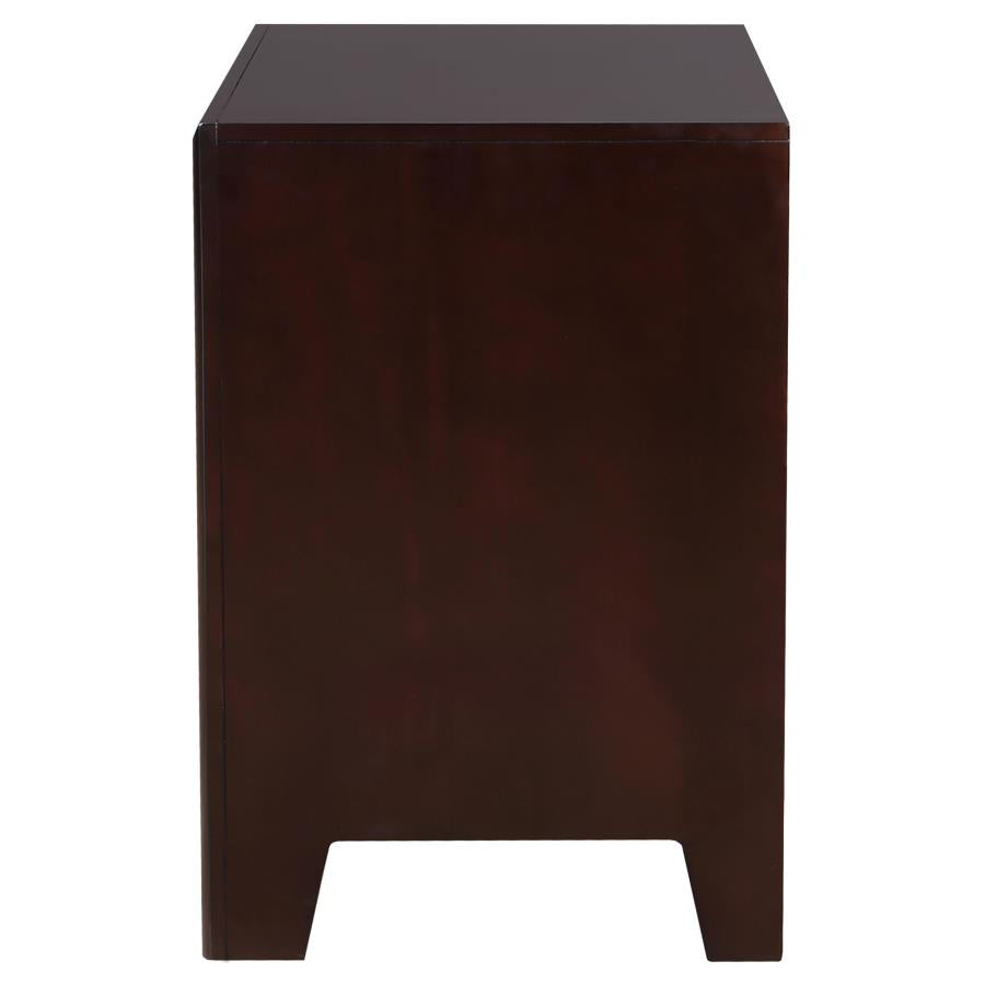 Phoenix Brown Nightstand - furniture place usa