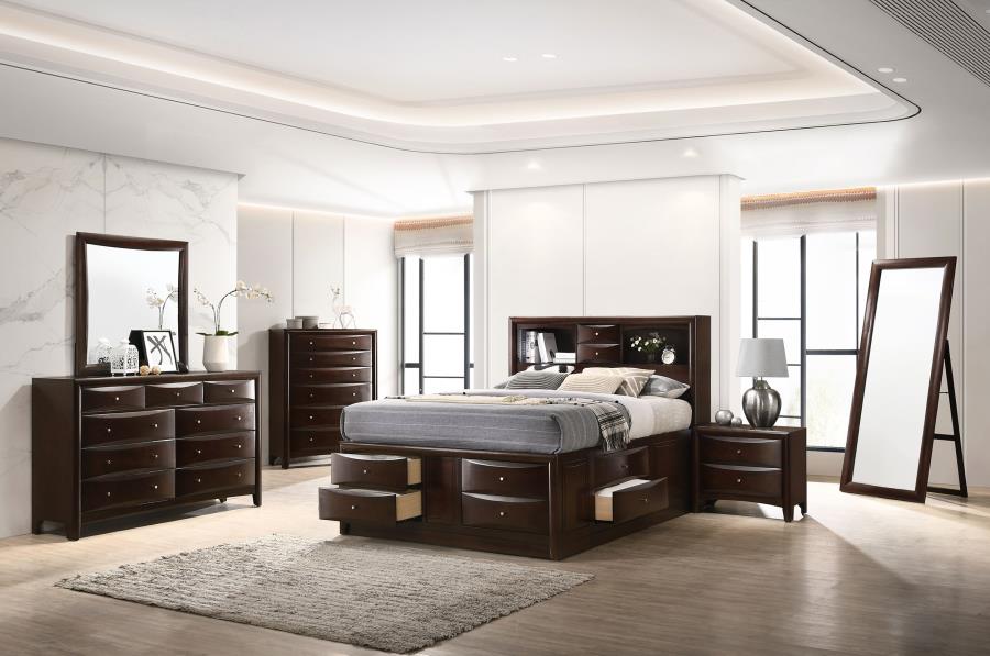 Phoenix Brown Nightstand - furniture place usa