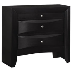 Briana Black California King Bed 5 Pc Set - furniture place usa