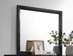 Briana Black Dresser Mirror - furniture place usa