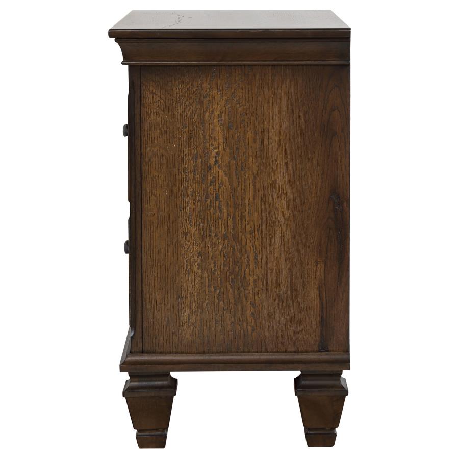 Franco Brown Nightstand - furniture place usa
