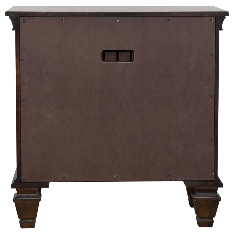 Franco Brown Nightstand - furniture place usa