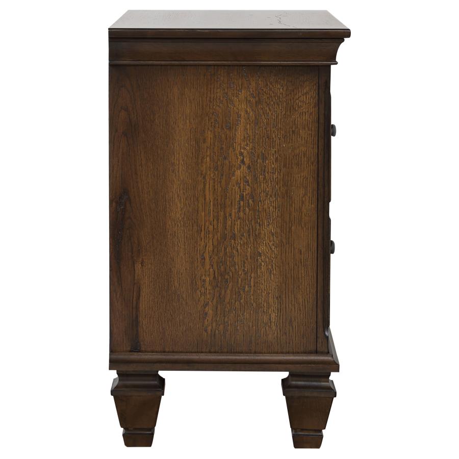 Franco Brown Nightstand - furniture place usa