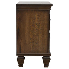 Franco Brown Nightstand - furniture place usa