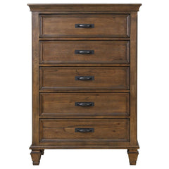 Franco Brown Chest - furniture place usa