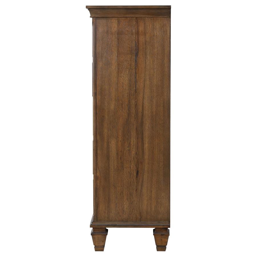 Franco Brown Chest - furniture place usa