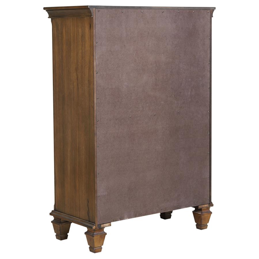 Franco Brown Chest - furniture place usa