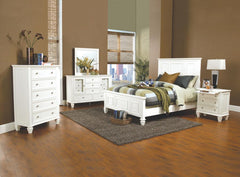 Sandy Beach Ivory California King Bed - furniture place usa