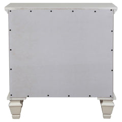 Sandy Beach Ivory Nightstand - furniture place usa