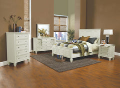 Sandy Beach Ivory Dresser Mirror - furniture place usa